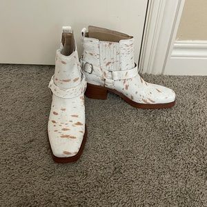 Sam Edelman Cow Print Bellamie Bootie